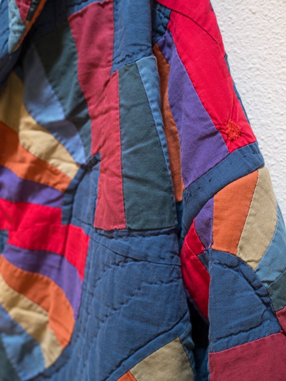 Handmade Vintage Quilt Coat, Rainbow - Picture 5 of 13